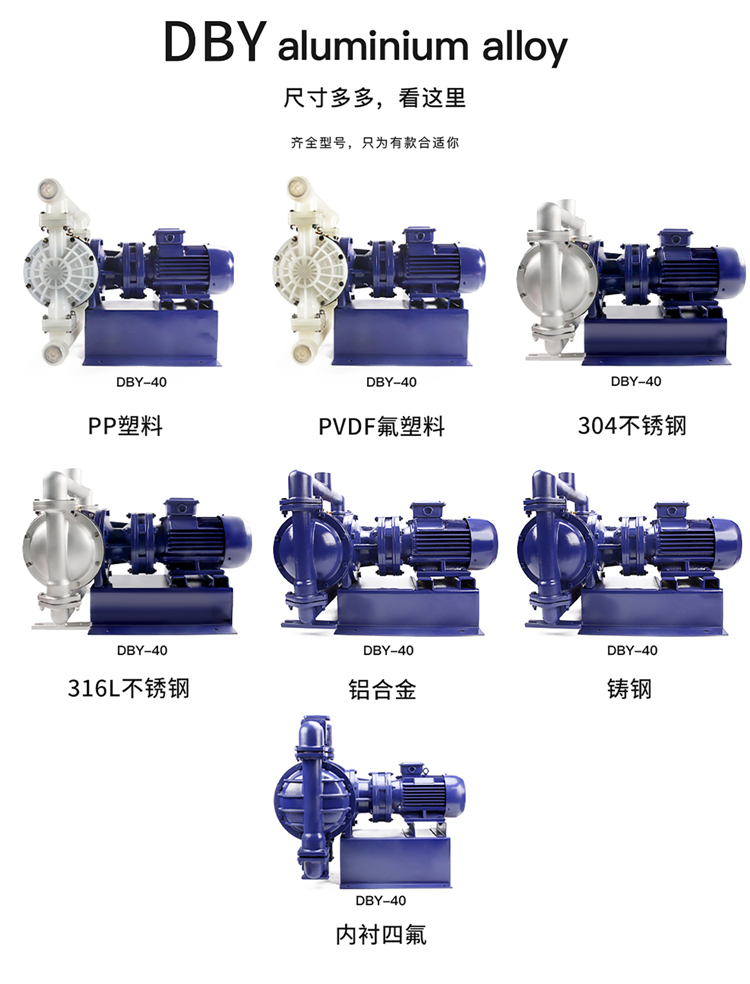 DBY-40铸钢电动隔膜泵